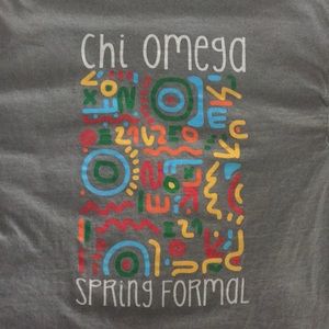 Chi Omega Formal Tshirt Wake Forest